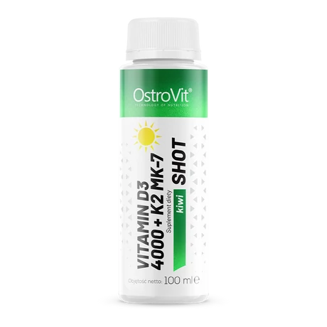 OstroVit Vitamin D3 4000 IU + K2 MK-7 Shot 100 ml