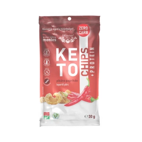 Pannónia KETO chips pikáns paprikás 30g