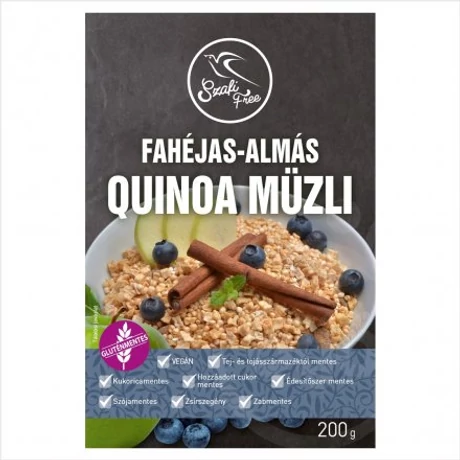 Szafi Free Fahéjas-almás quinoa müzli 200 g