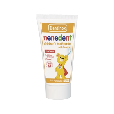 Nenedent gyermekfogkrém fluoriddal, eper-málna ízű 50 ml