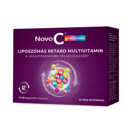 Novo C multivitamin liposzómás retard kapszula 30db