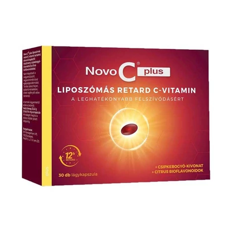 Novo C plus liposzómás retard C-vitamin 30x