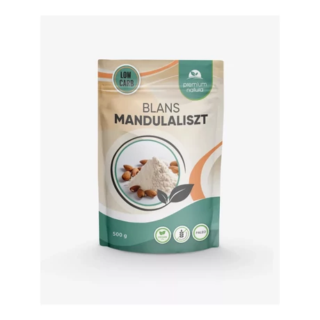 Premium Natura blans mandulaliszt 500g