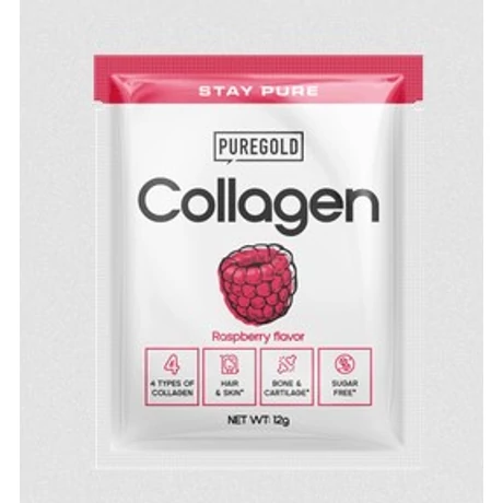 Pure Gold Collagen Raspberry 12g