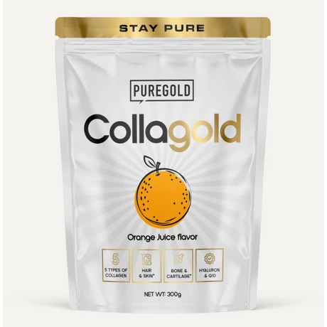 Pure Gold Protein CollaGold 300g orange juice