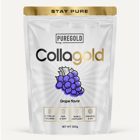 Pure Gold Protein CollaGold 300g szőlő