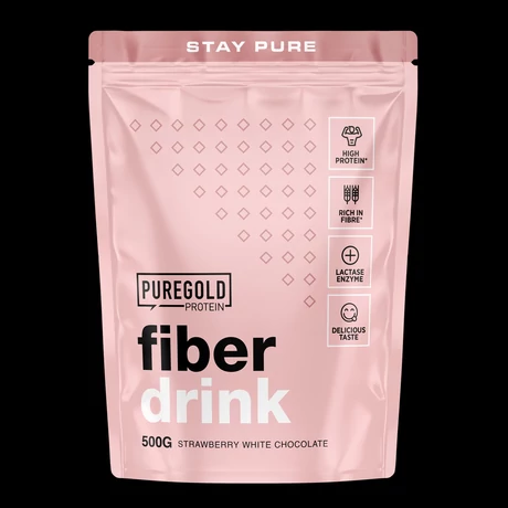 Pure Gold Fiber Drink epres fehércsoki 500g