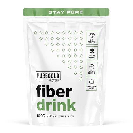 Pure Gold Fiber Drink Matcha Latte 500g