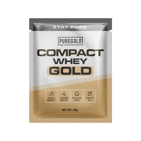 Pure Gold Protein Compact Whey Gold fehérjepor 32g triple chocolate