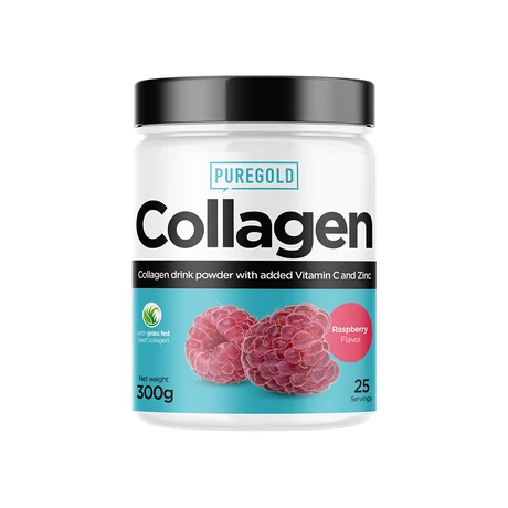 Pure Gold Protein Collagen 300g málna