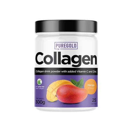 Pure Gold Protein Collagen 300g mango