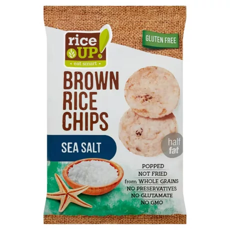 Rice Up Chips Tengeri sós ízű 60 g