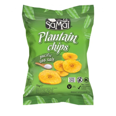 Samai plantain FŐZŐBANÁN chips tengeri sós 75g