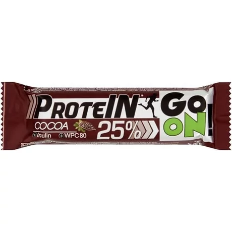 GO ON tejcsokoládéval bevont kakaós protein szelet 50 g