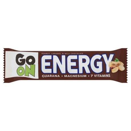 GO ON ENERGY szelet mogyoróval, karamellel 50 g