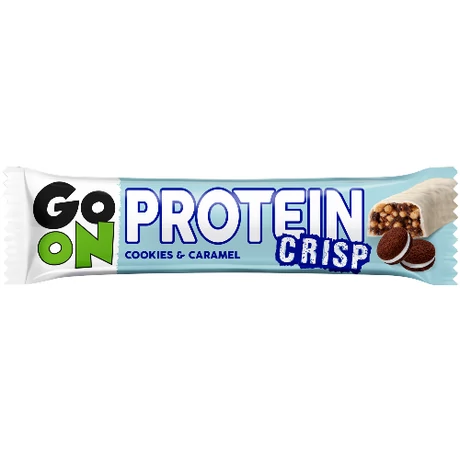 GO ON Crisp karamellás sütemény ízű protein szelet 50 g