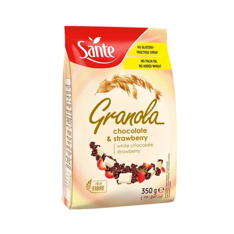 Sante Granola fehércsokoládés epres 350 g