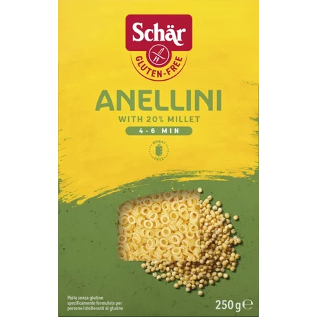 Schär Anellini gluténmentes tészta 250g