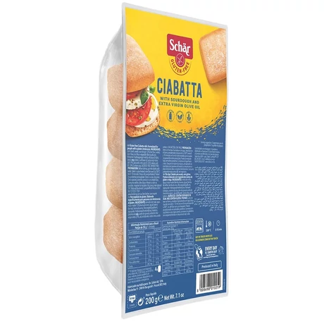 Schär Ciabatta elősütött zsemlék 200 g