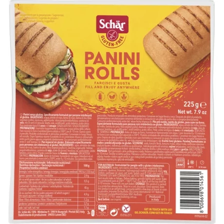 Schär Panini Rolls 225 g