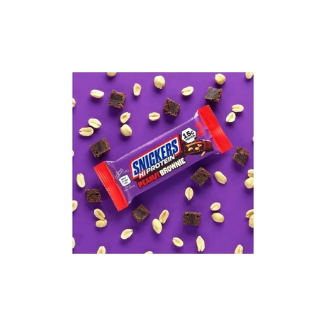 Snickers Hiprotein bar mogyorós brownie 50g