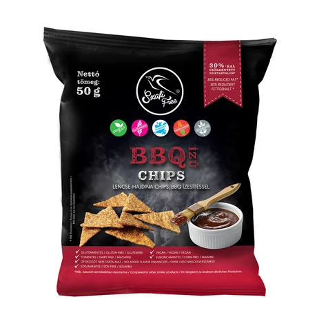 Szafi Free BBQ ízű chips (gluténmentes) 50g (Sz)