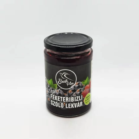 Szafi Free Feketeribizli-szőlő lekvár 350g