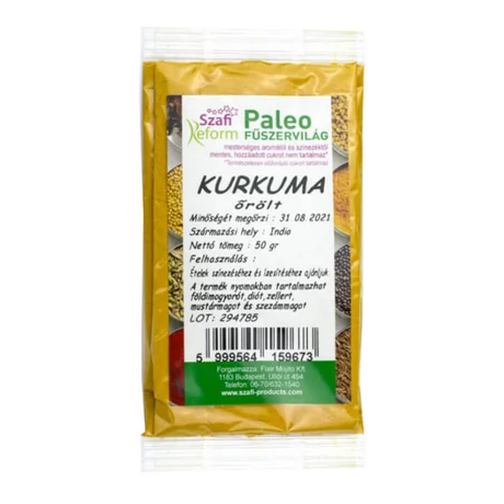 Szafi REFORM Kurkuma Őrölt Fszk. 50g (Sz)
