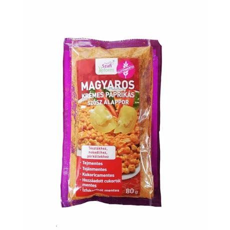Szafi REFORM Magyaros krémes paprikás szósz alappor 80g