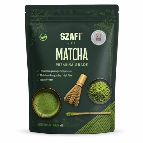 Szafi Life Matcha Premium Grade 50g (gluténmentes)