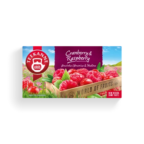 WOF RED BERRIES vörösáfonya-málna ízű gyüm. tea 45 g