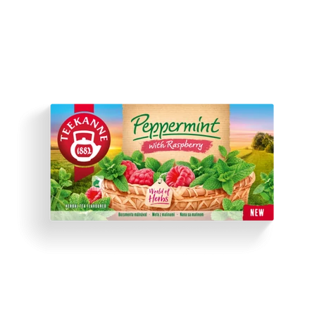 NHT Peppermint w. raspberry málna íz. borsmenta tea 30 g