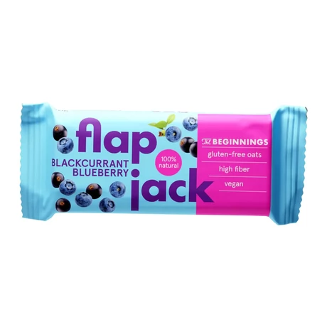 The Beginnings FlapJack zabszelet 60 g Fekete ribizli 