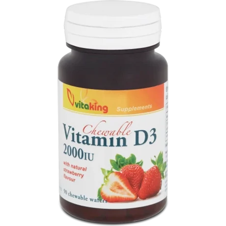 Vitaking D2000 IU vitamin Chewable 90 tabletta