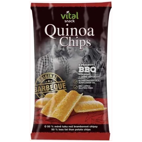 Quinoás chips BBQ  ízű 60 g