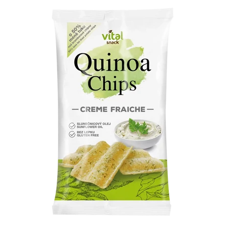 Quinoás chips tejfölös ízű 60 g