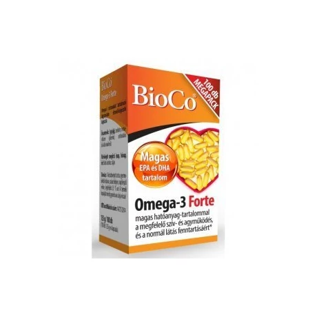 BioCo (MÉKISZ) Omega-3 forte MEGAPACK lágyzselatin kapszula 100x