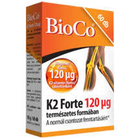 BioCo K2 vitamin Forte 120ng tabletta 60x