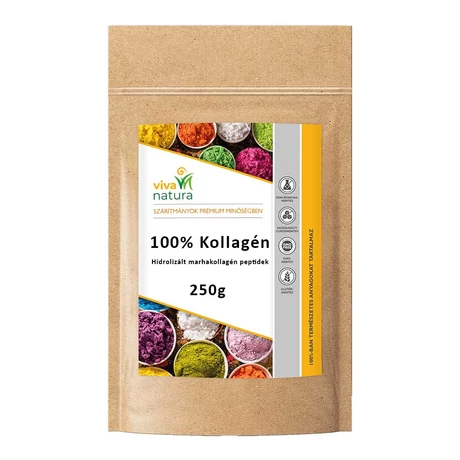 Viva Natura 100% Kollagén (hidrolizált marhakollagén peptidek) por 250 g