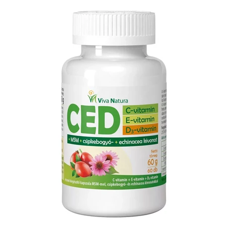 CED vitaminok +MSM, csipkebogyó,ehinácia kapszula 60db