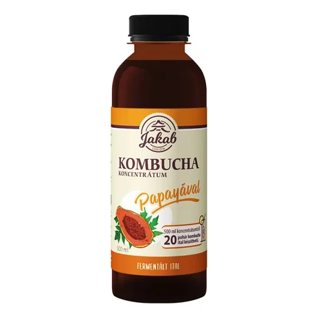 Kombucha papayás koncentrátum 0,5 l