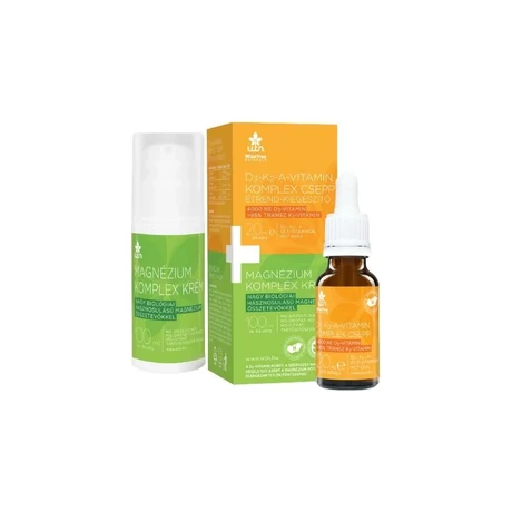 WTN D3-K2-A-Vitamin komplex 60 adag + Magnézium krém 100ml