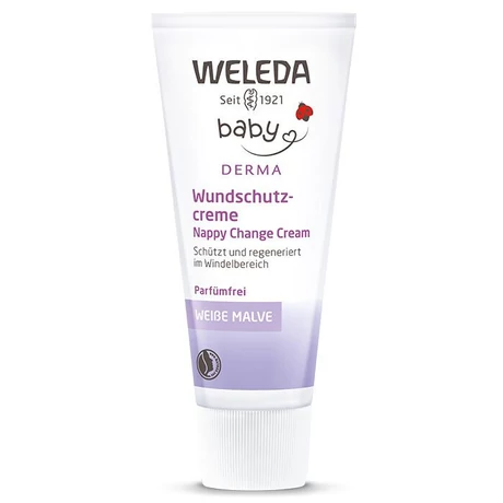 Weleda Bio fehér mályvás natúr popsikrém érzékeny, ekcémás bőrre 50ml