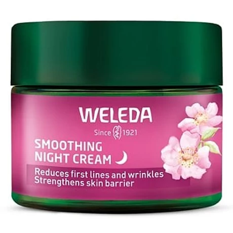 Weleda 25+ Bőrsimító éjszakai arckrém vadrózsával és fehér teával 40 ml
