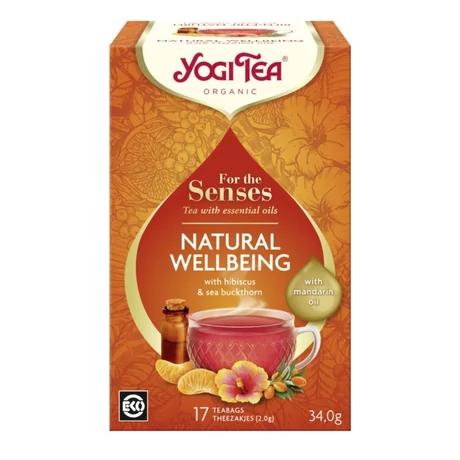 Yogi Tea® Bio tea az érzékeknek - Természetes jóllét