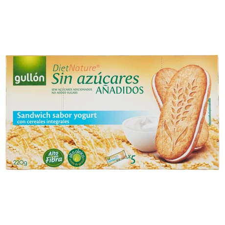 Gullón Joghurtos reggeli szendvicskeksz 220g