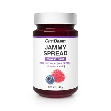 GymBeam Jammy Spread 220 erdei gyümölcs