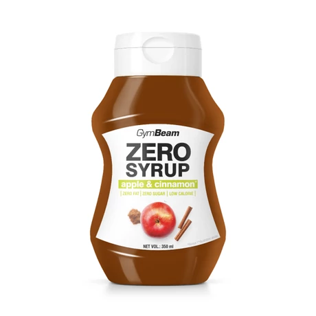 GymBeam Kalóriamentes szirup 350 ml alma-fahéj 