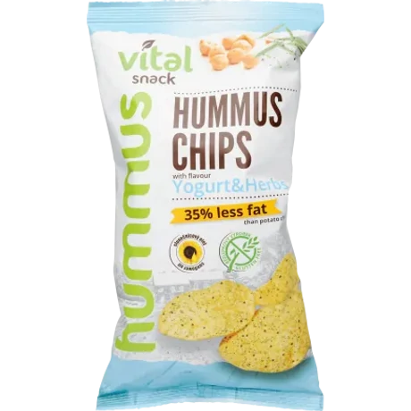 Humusz chips joghurtos-zöldfűszeres ízesítéssel 65 g