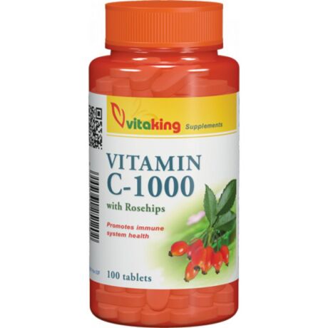 Vitaking C-1000 Csipkebogyóval 100tabl.